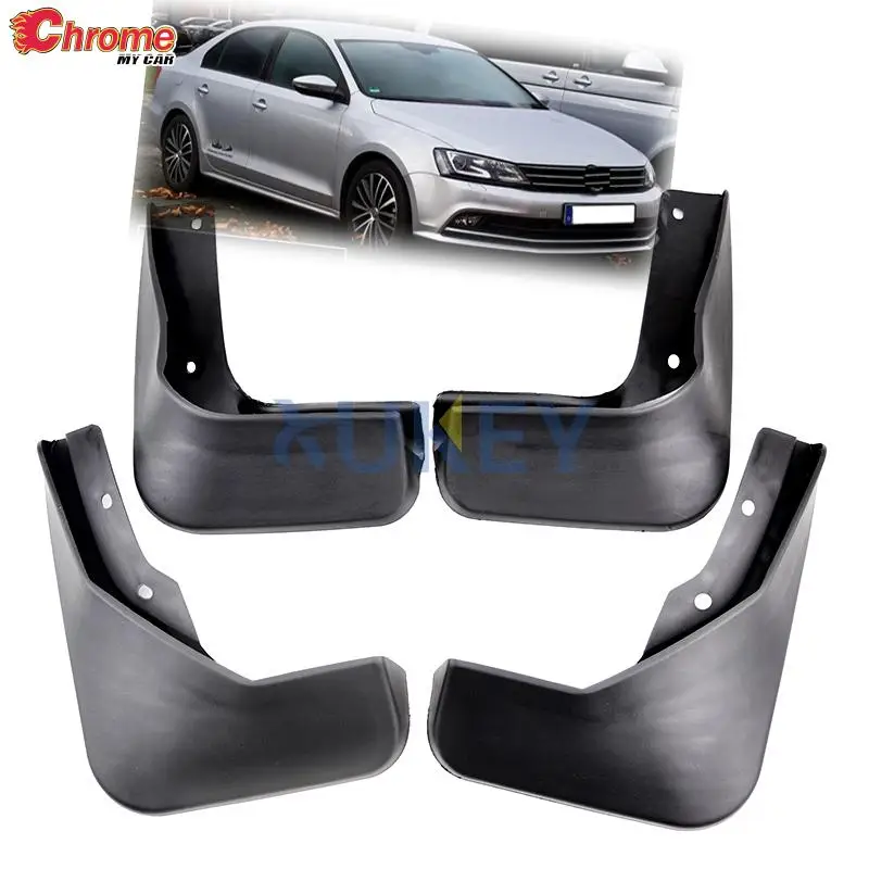

Брызговики от грязи, набор защитных брызговиков для Volkswagen VW Jetta Sedan 2015 2016 2017, литой брызговик, аксессуары