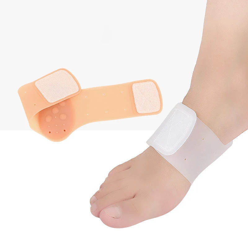 

Arch Support Sleeves Plantar Fasciitis Silicone Heel Spurs Foot Care Flat Feet Socks Pain Relief Cushions Pads Orthotic Insoles
