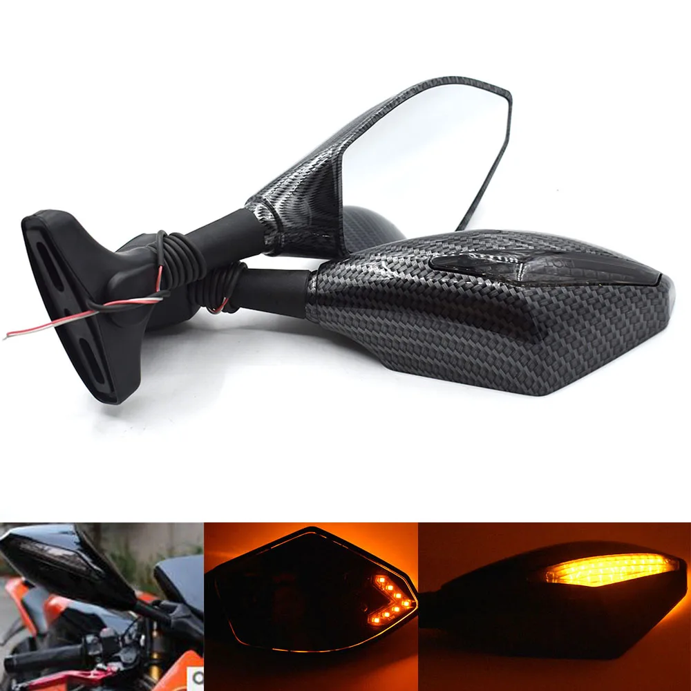 

Universal Motorcycle Rearview Mirror with/LED Turn Signal For Triumph TT600 2000-2003 Triumph Trophy 1200 1991-2004
