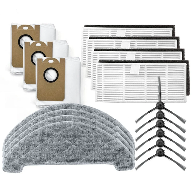 

For Proscenic M7 Pro M7 MAX Robot Vacuum Cleaner Side Brush HEPA Filter Mop Cloth Dust Bag Replacement Accessories