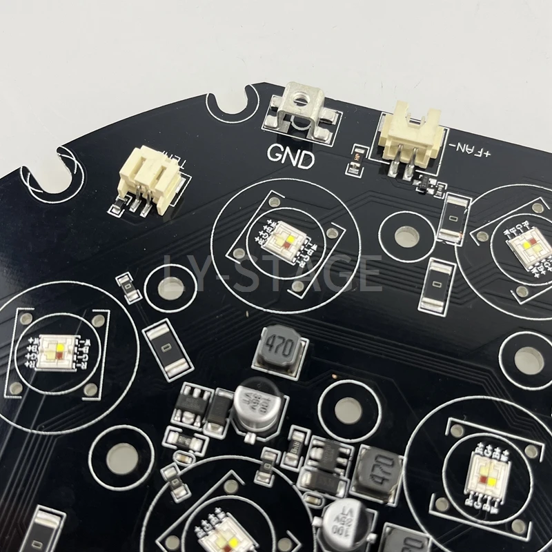 Профессиональная светодиодная плата 19x12 Вт/19x15 Вт RGBW Wash/Zoom DMX512 для подвижных фар с