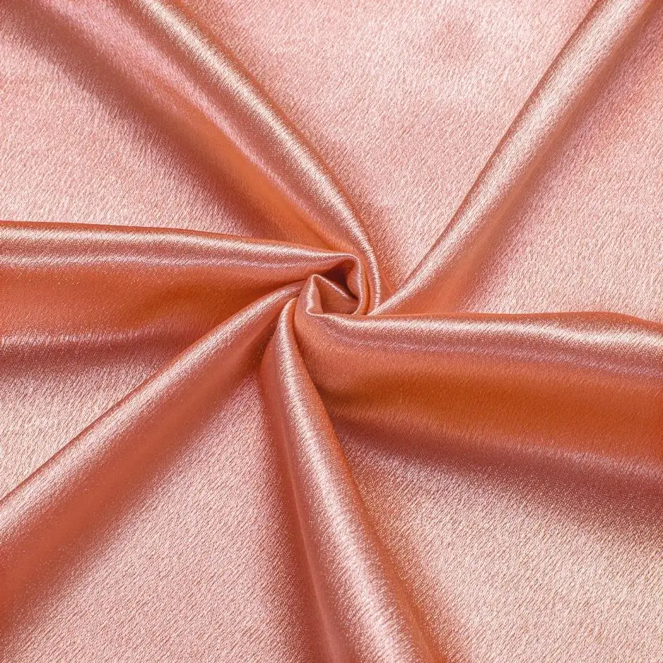 Hi-Tie Luxury Plain Silk Mens Dress Shirts Long Sleeve Pure Coral Pink Solid Satin Suit Shirt Casual Formal for Wedding Business