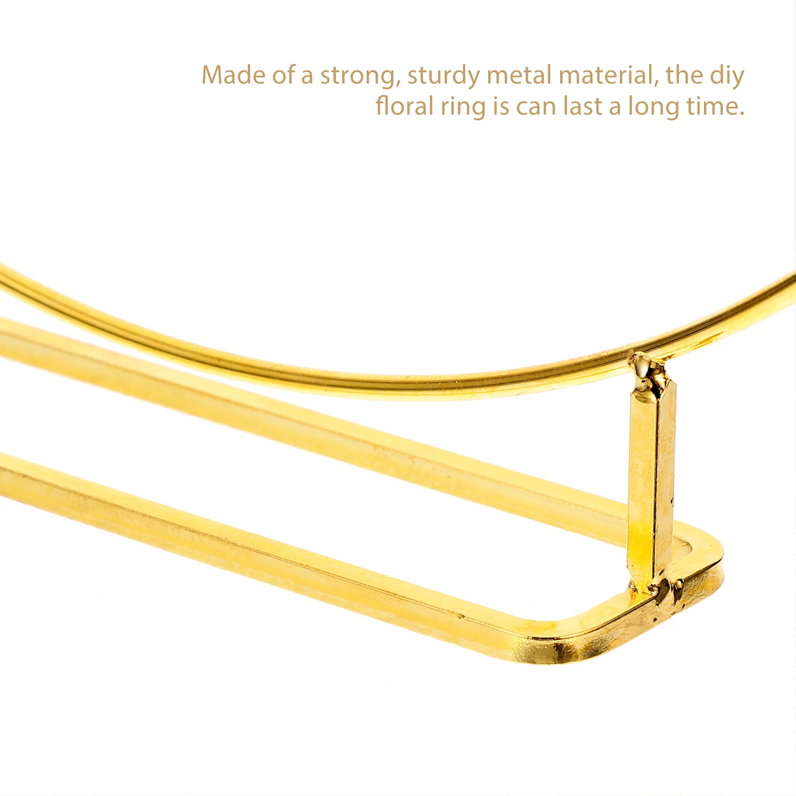 Декор металлический венок рамка обруч для вечеринки центральная часть кованое