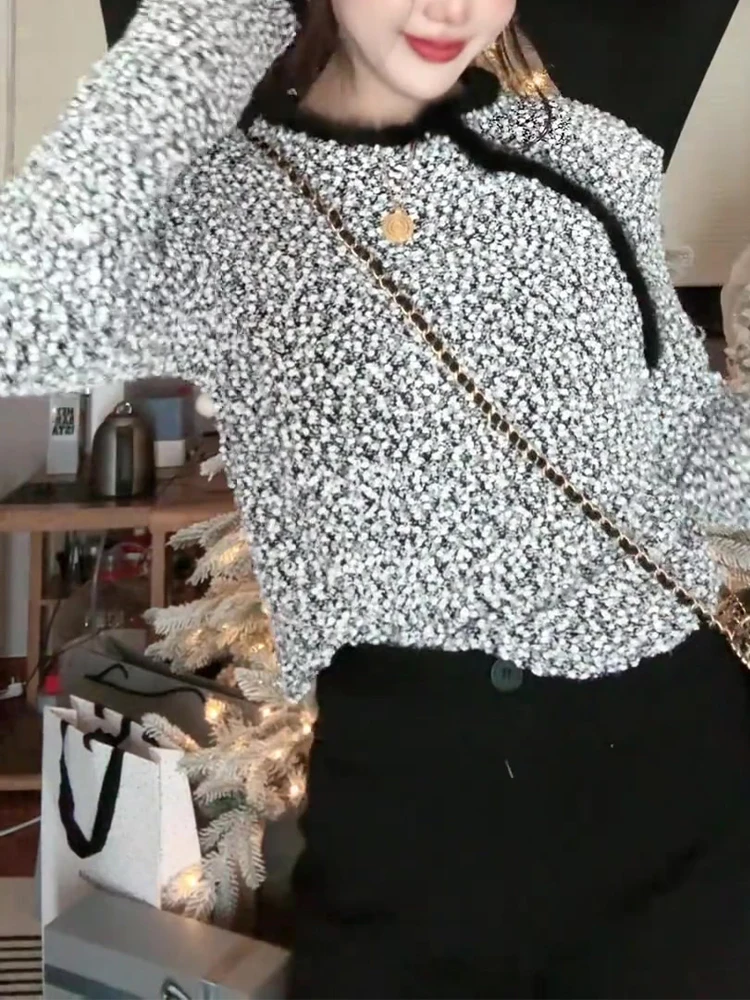 Популярные в этом году серые блестящие рубашки женские осенне-зимние новые