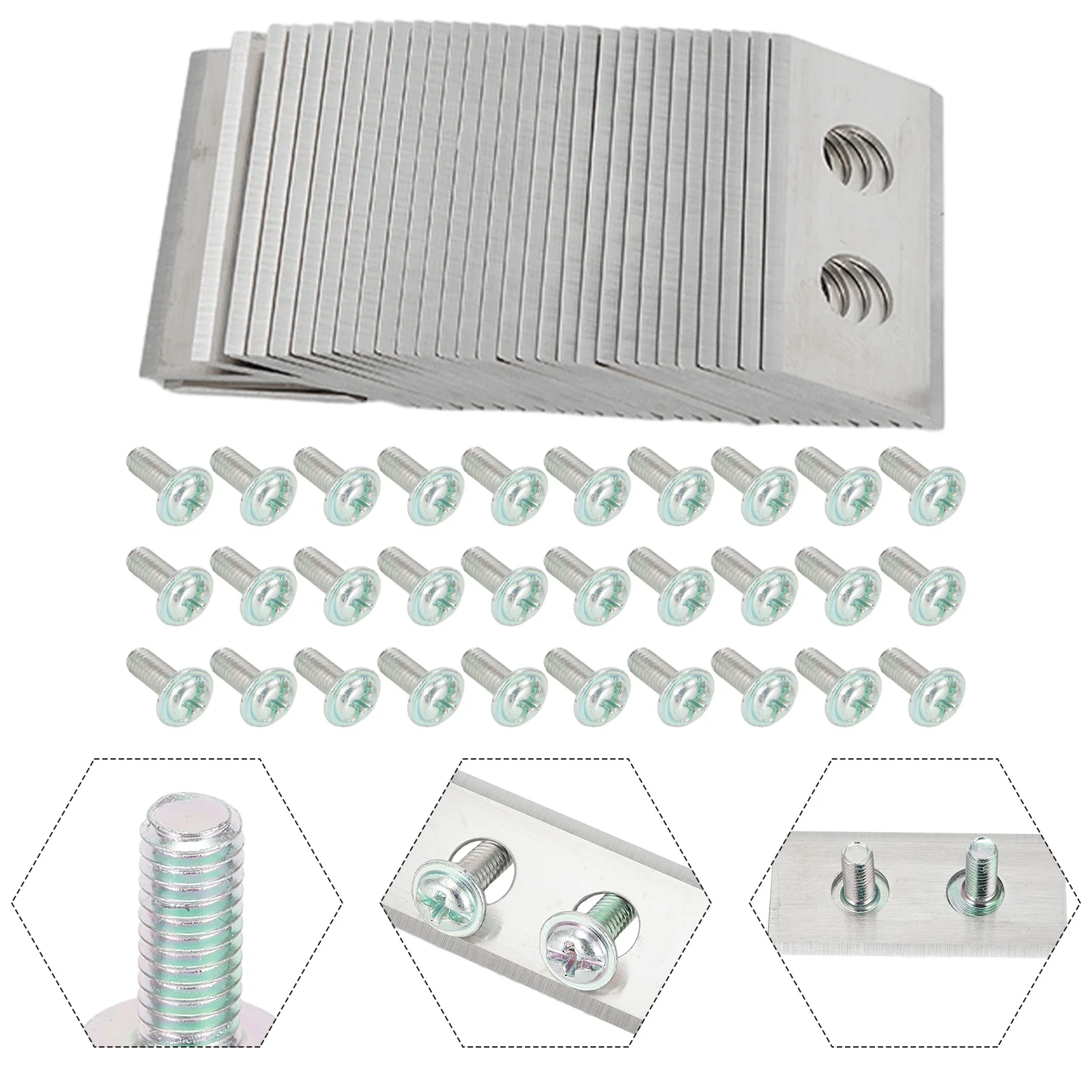 Лезвия для газонокосилки сменные лезвия из нержавеющей стали и титана сада улицы