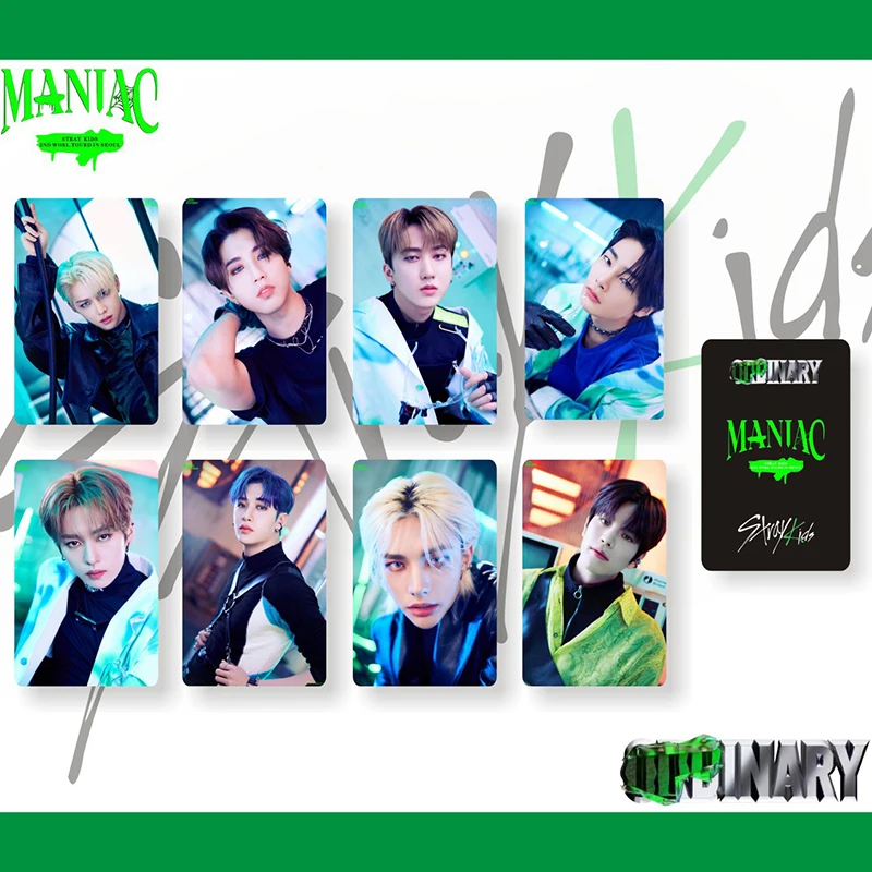 KPOP бродячие дети ODDINARY MANIAC фотоальбом Lomo Crads StrayKids Фотокнига веер коллекция постер