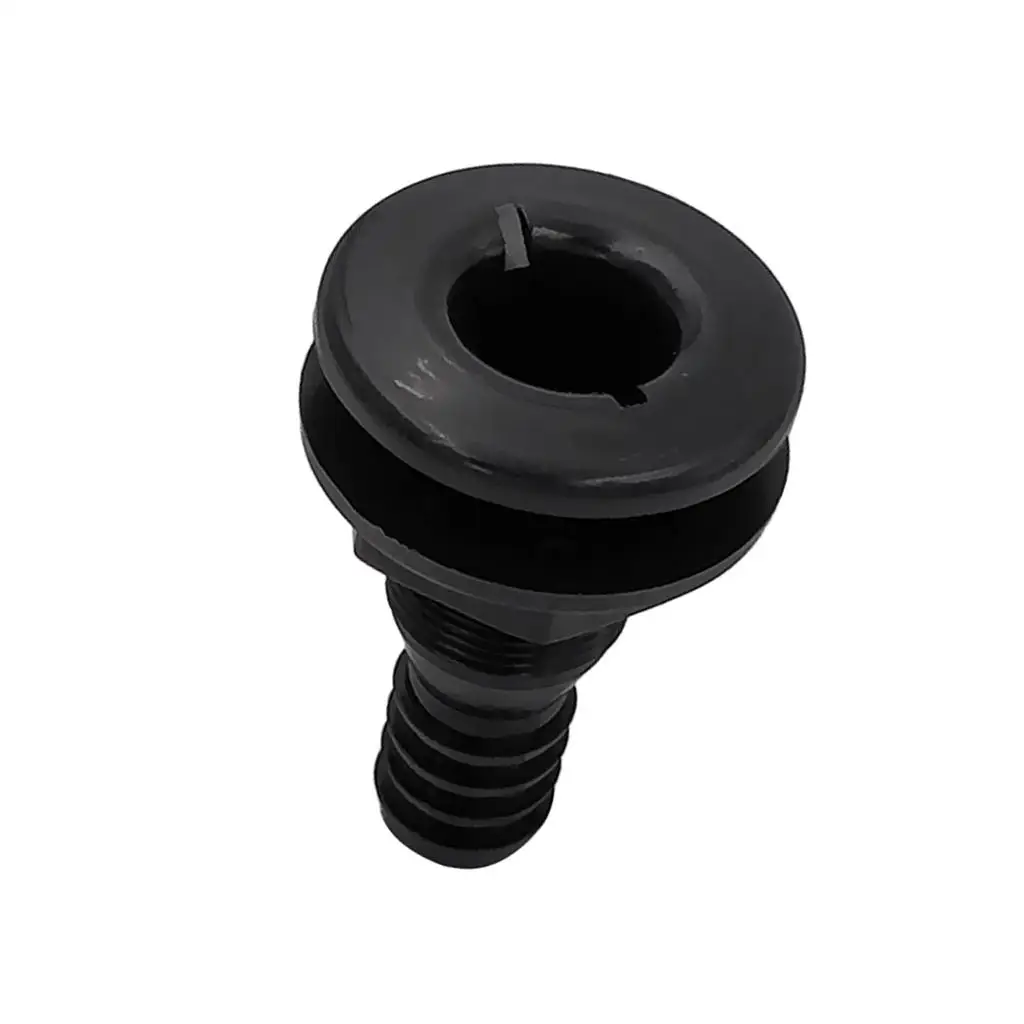 

Black Plastic Thru-Hull Bilge Pump and Aerator Hose Fitting for 1" 25mm Pipe