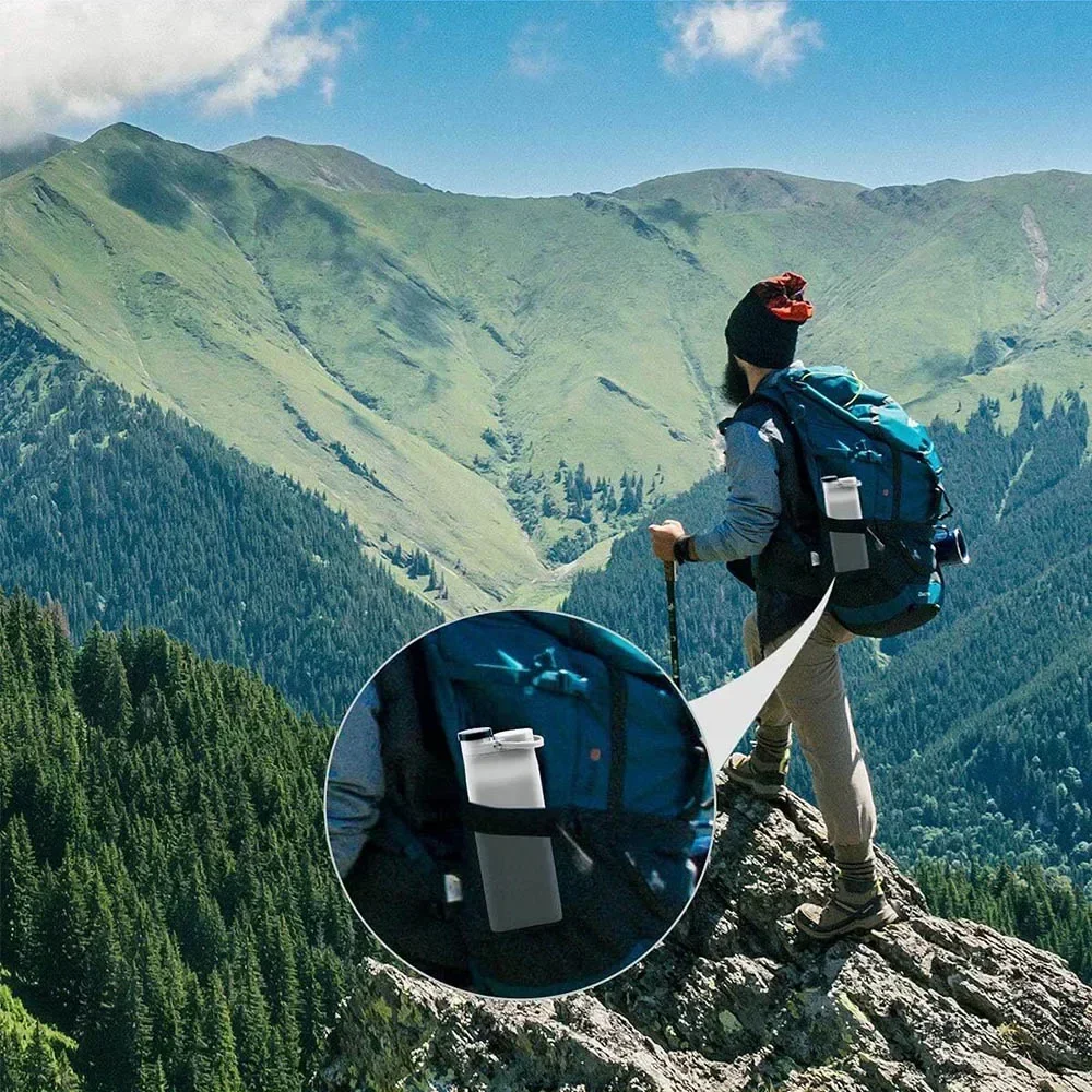 600 мл складные бутылки для воды чашки герметичный клапан складная дорожная