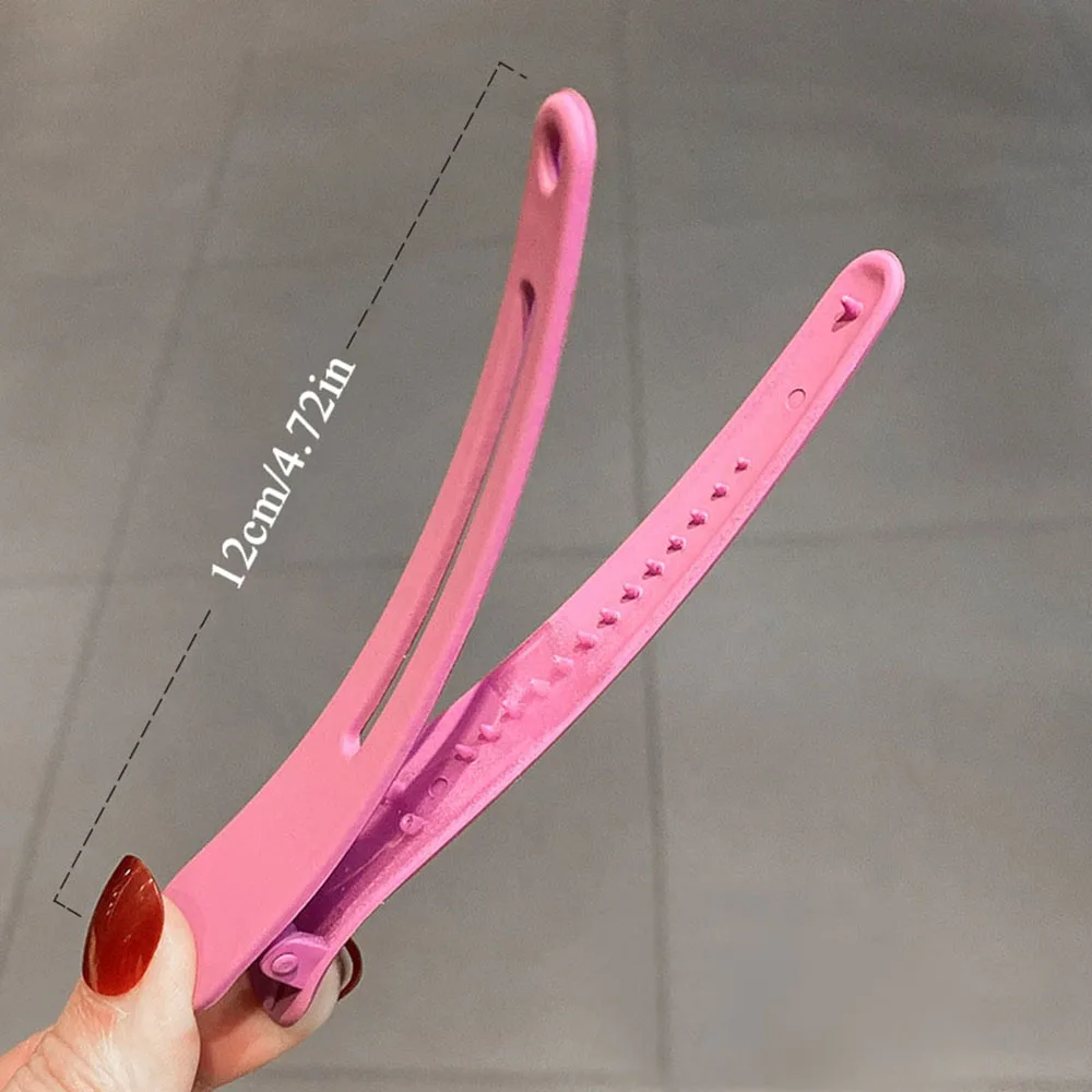 10 шт./компл. матовые пластиковые заколки для волос зажимы больших размеров 12 см