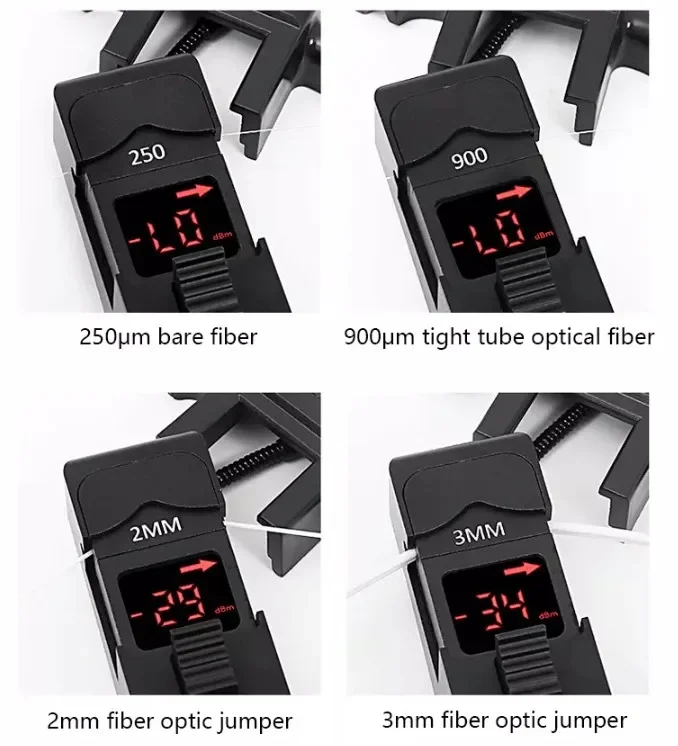 Идентификатор волоконно-оптического тестера 800-1700 нм с 4 адаптерами
