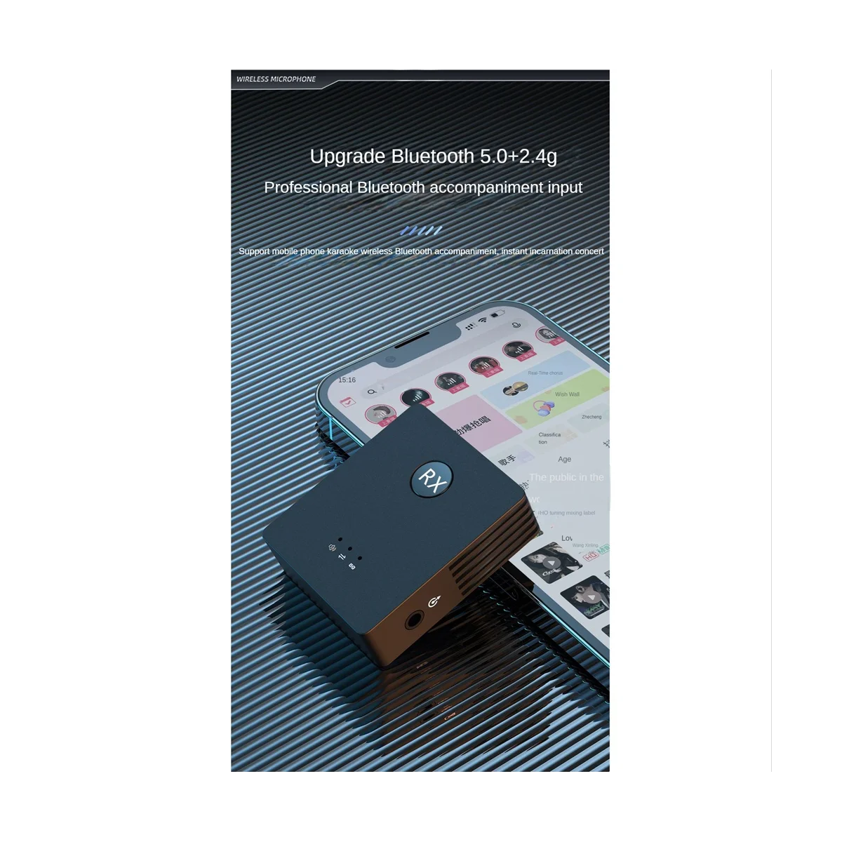 

S9 2.4GHz Wireless Lavalier Microphone Mic Transmitter Receiver
