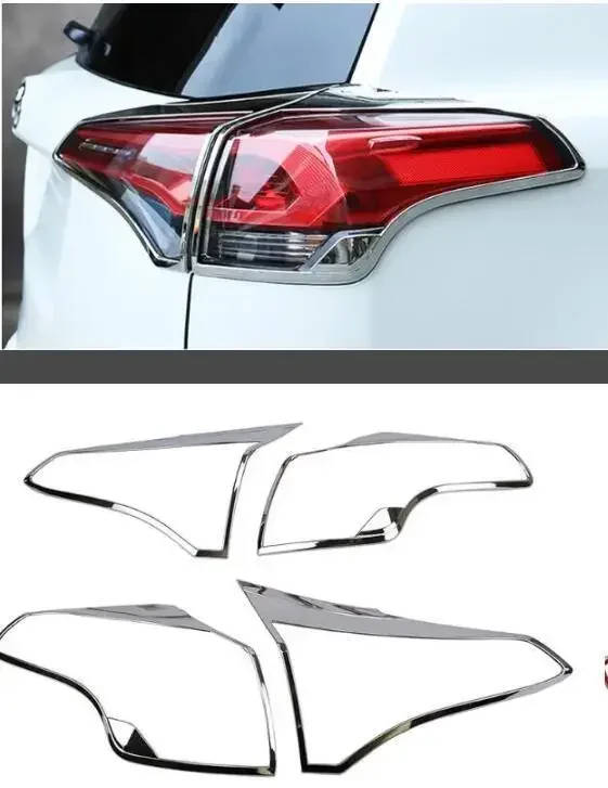 Подходит для Toyota RAV4 RAV 4 2016 2017 2018 ABS хромированный задний фонарь крышка заднего