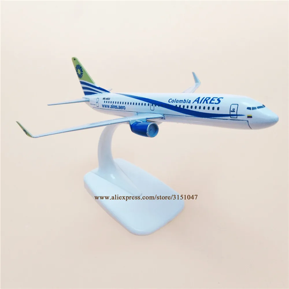 16 см Air Colombia AIRES Boeing 737 B737 Airlines модель самолета Модель сплав металлический самолет
