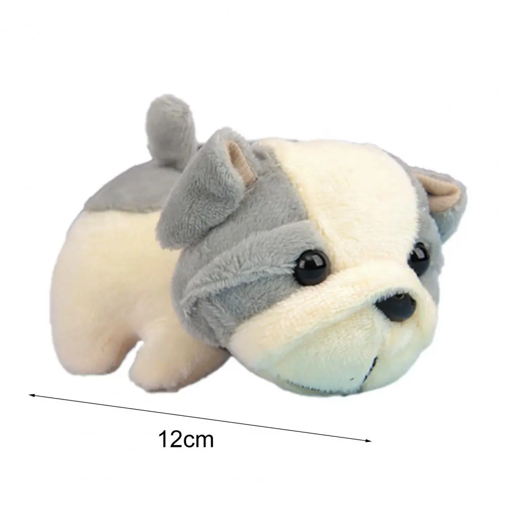 Милая плюшевая игрушка-бульдог в шэре 12 см имитация собаки Высококачественная