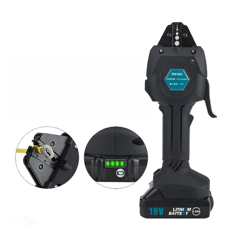 Электрический обжимной инструмент 18 В зарядные обжимные клещи 16 кН