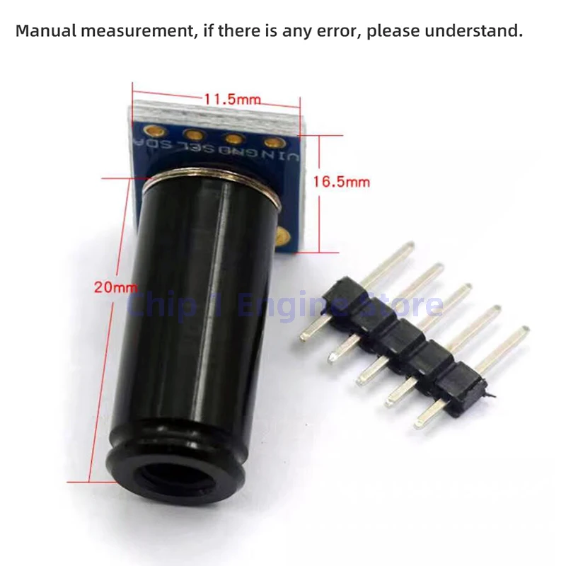 GY-906 MLX90614ESF-DCI Высокоточный модуль инфракрасного датчика температуры 50 см-1 м
