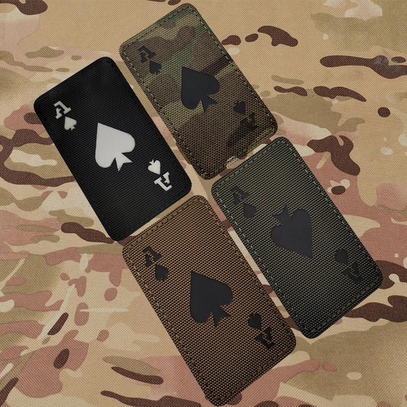 Светоотражающие нашивки с изображением пикада Эйса из смерти тактические