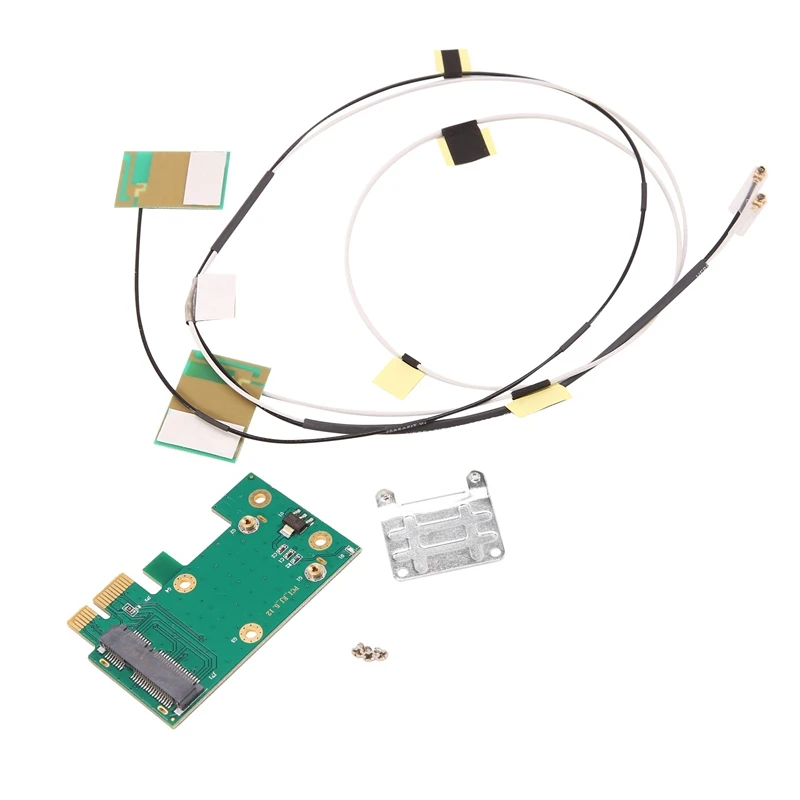 Фото Переходник PCI Express на Mini PCI Express, адаптер беспроводной сети Ethernet LAN Mini PCI-E, для ПК и ноутбука, сетевая карта №1