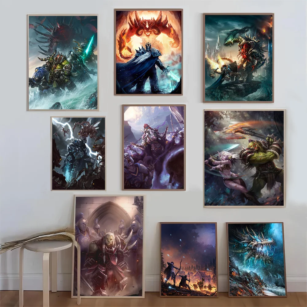 Игровой плакат World of Warcraft высококачественные принты и плакаты высокого качества