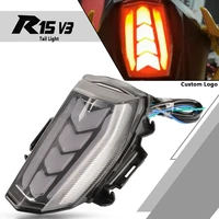 motorcycle led brake tail light integrated turn signal light lamp taillight for yamaha yzf r15 yzf r15 v3 2020 2019 2018 2017