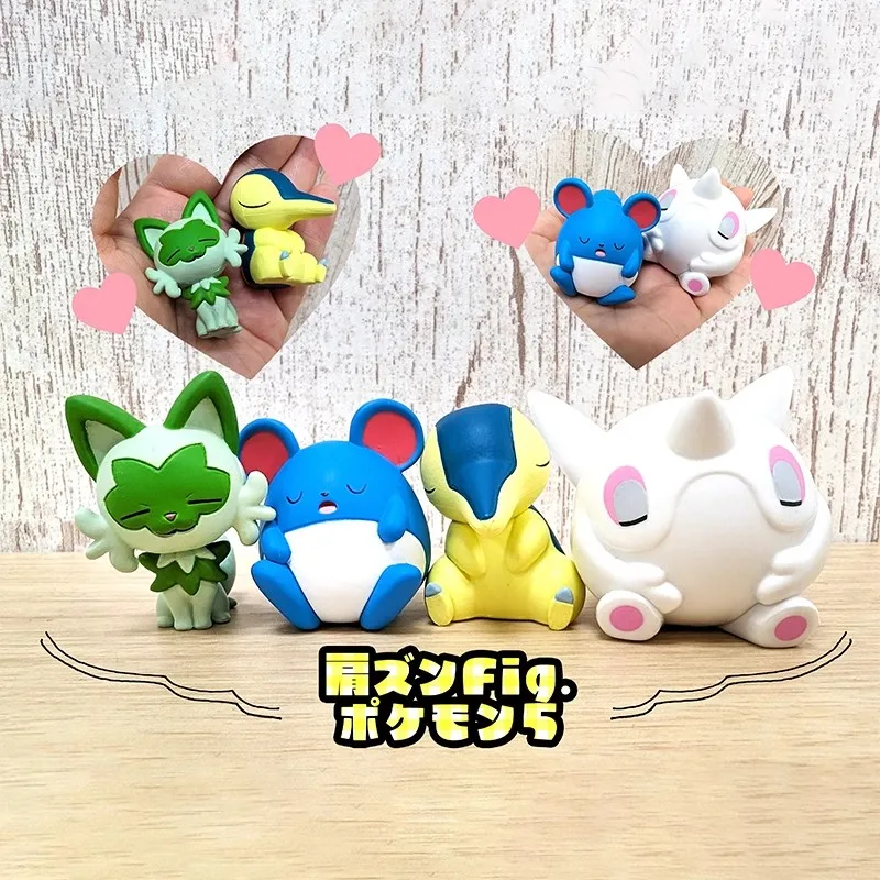 TOMY Оригинальные 4 шт. Gashapon Î Öl Pokémon Аниме Фигурка Игрушки Для Детей Подарок