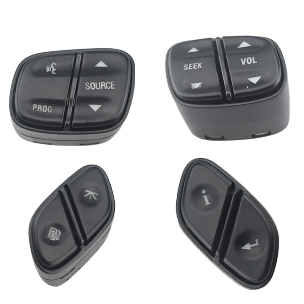 

Со светодиодной подсветкой Переключатель радиоисточника на рулевом колесе 1999442 Для GMC Yukon Hummer H2 Chevrolet Avalanche Silverado Tahoe