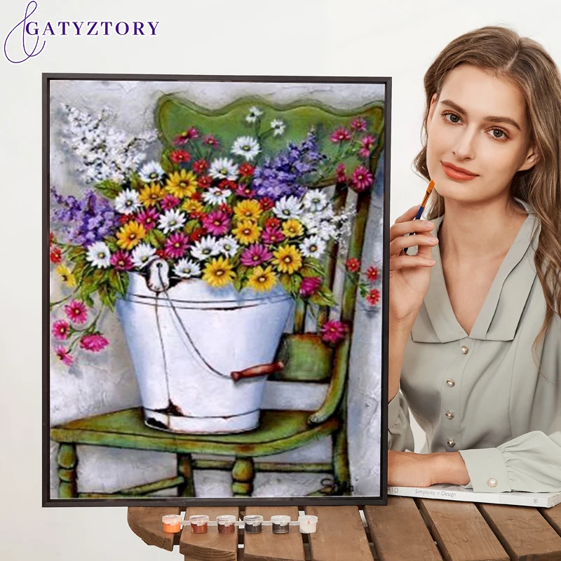 

Набор для рисования по номерам на холсте GATYZTORY, 40x50 см