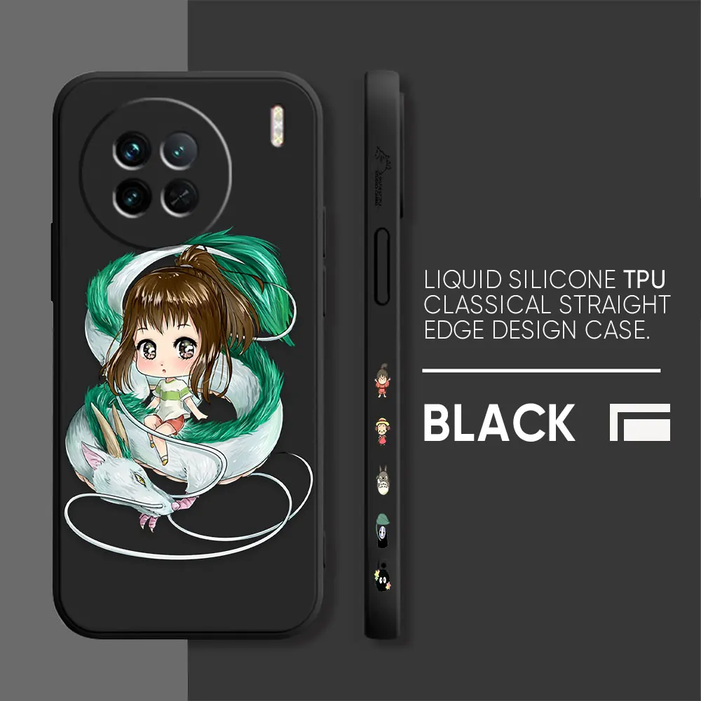 The Anime Spirited Away Phone Case For VIVO X21I X21S X23 X27 X30 X50 X60 X70 X80 X90 5G PRO PLUS Colour Case Funda Shell Capa