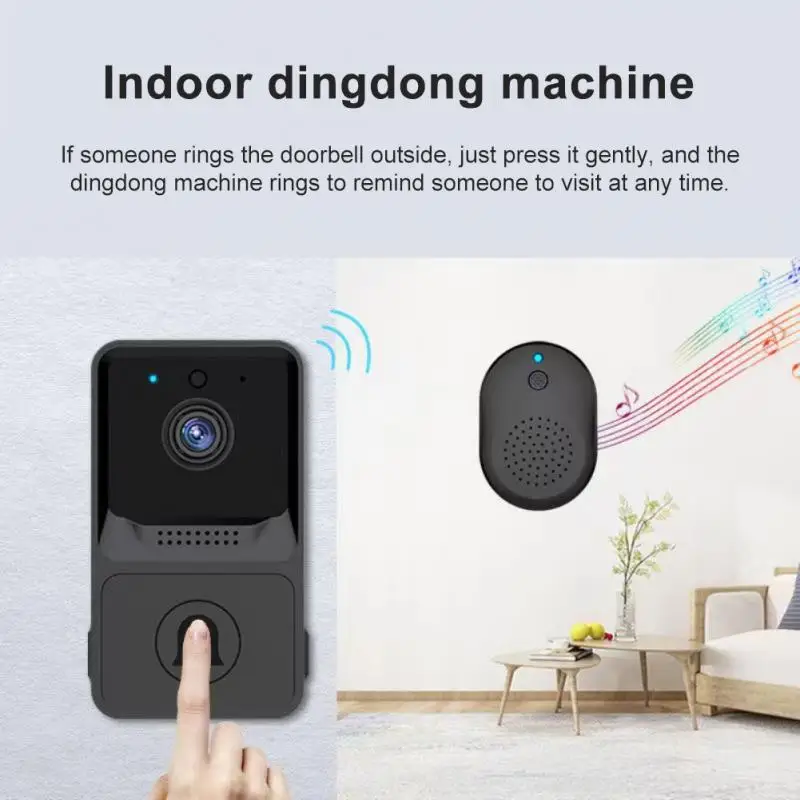 

Infrared Night Vision Smart Doorbell Aiwit App Control Home Security Alarm Wireless X1 Video Bell Camera New Welcome Doorbell