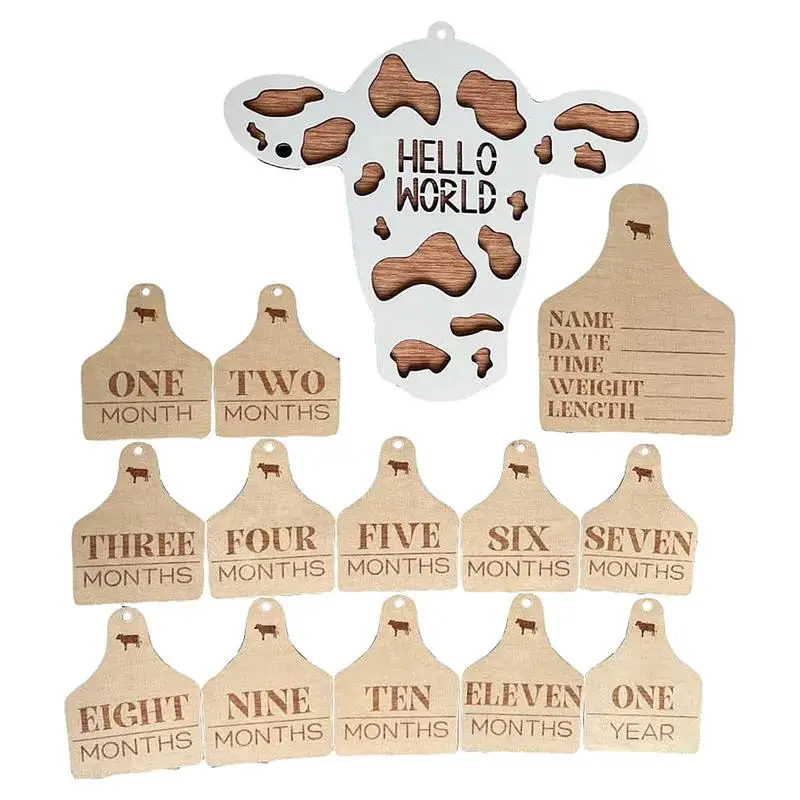 

Карты века для беременности 14 шт. карточки века для беременности деревянные диски для документов ваших девочек реквизит для фотографирован...