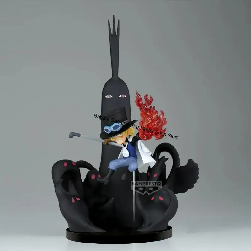 Фото В наличии Оригинальная фигурка BANDAI BANPRESTO ONE PIECE WCF Sabo VS FIVE ELDERS Imu, ПВХ, 14 см, аниме-фигурка, модель, игрушка, подарок №2
