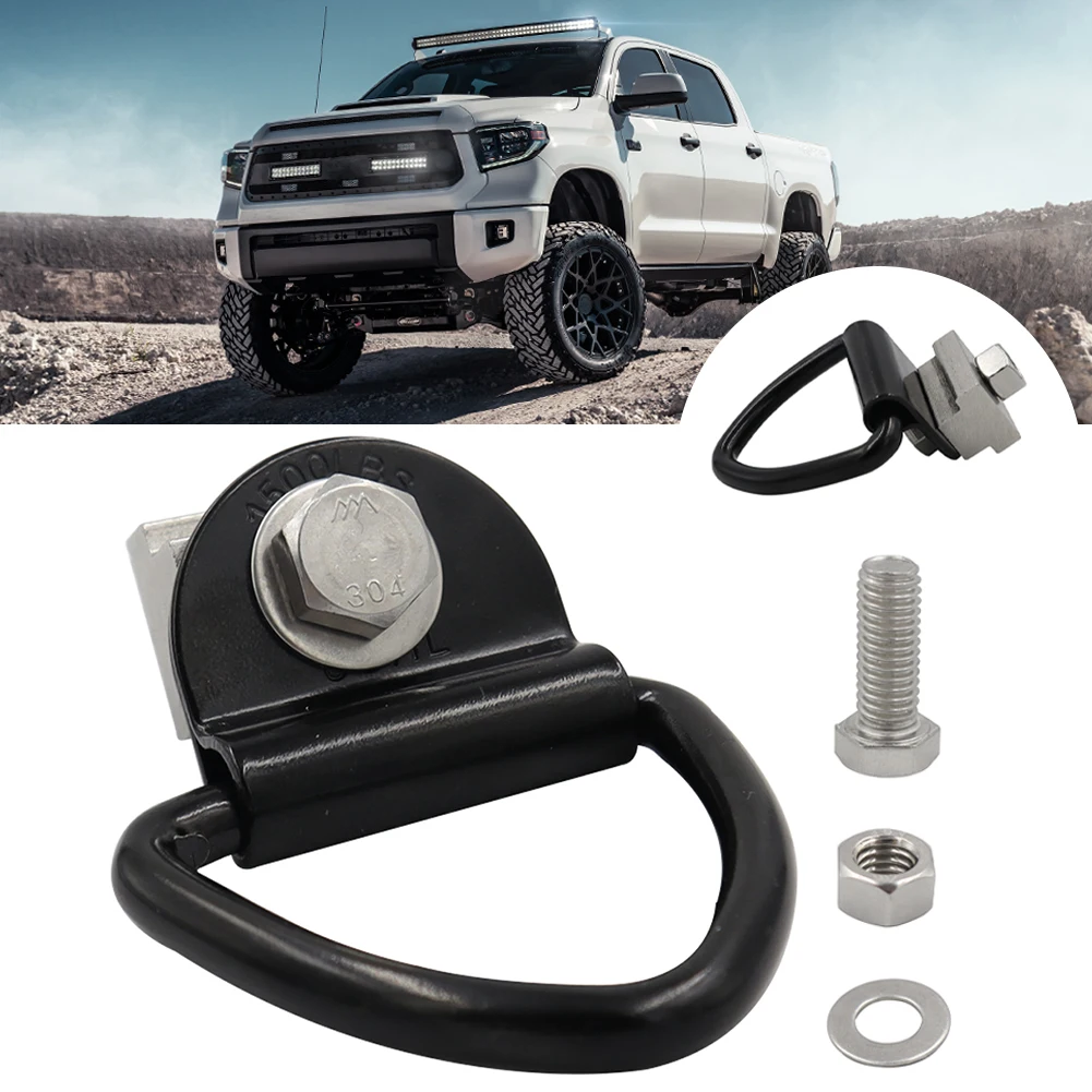 

Pickup Truck Bed Deck Rail Cleat T Slot Nut 3/8"-16 Thread Tie Down Anchor Ring Trailer Hook Cargo Bolt For Toyota Tacoma Tundra