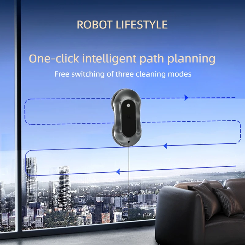 Автоматическая мойка окон робот очиститель стекол четыре распыления воды