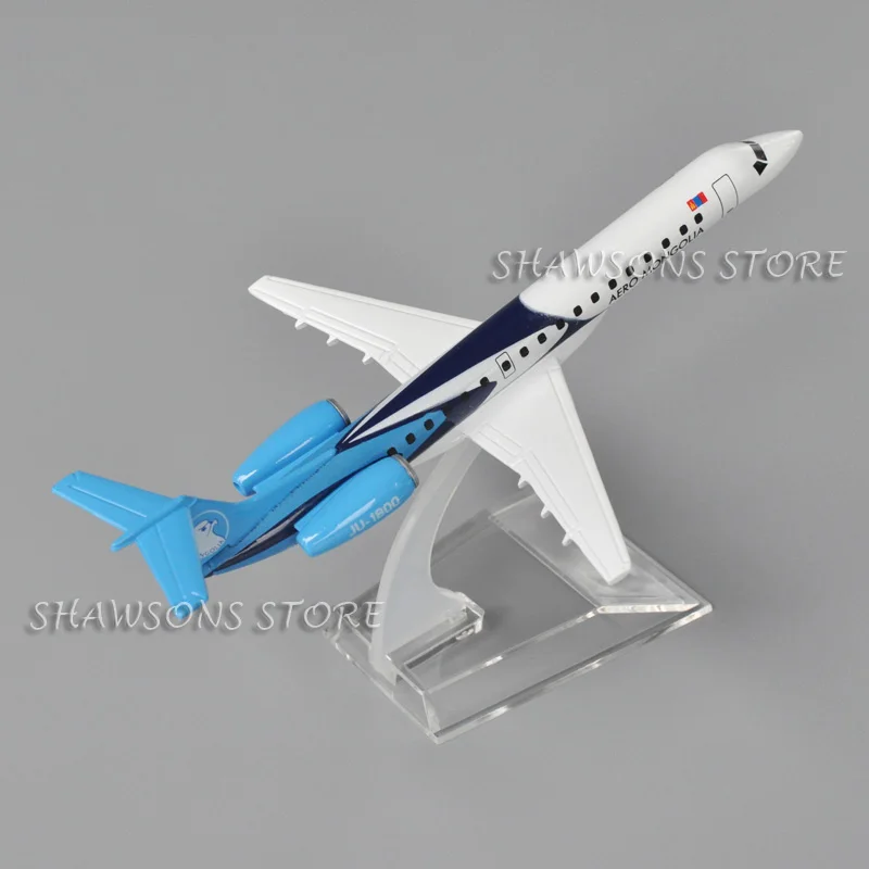 Масштаб 1:180 литая под давлением металлическая модель самолета игрушки Embraer ERJ 145