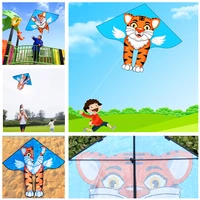 free shipping tiger kite flying toys children kites factory nylon kite windsock kids kites