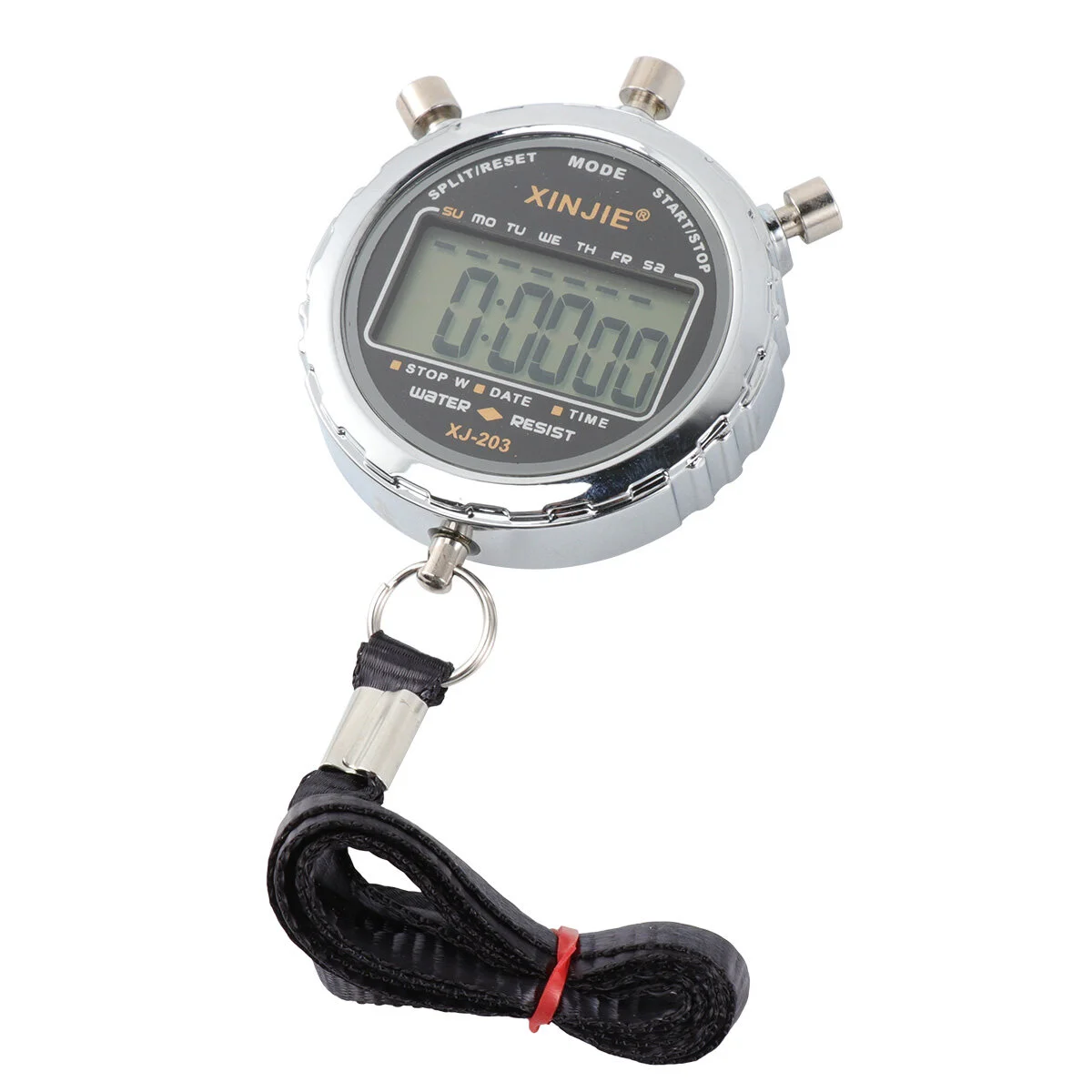 

1PC Metal Electronic Stopwatch Waterproof Handheld LCD Chronograph Digital Timer