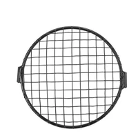 lampshade durable motorcycle square grid metal headlight grille protector guard cover case for gn cg125