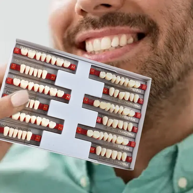 Реалистичные зубы протезы из акриловой смолы верхний нижний протез поддельные