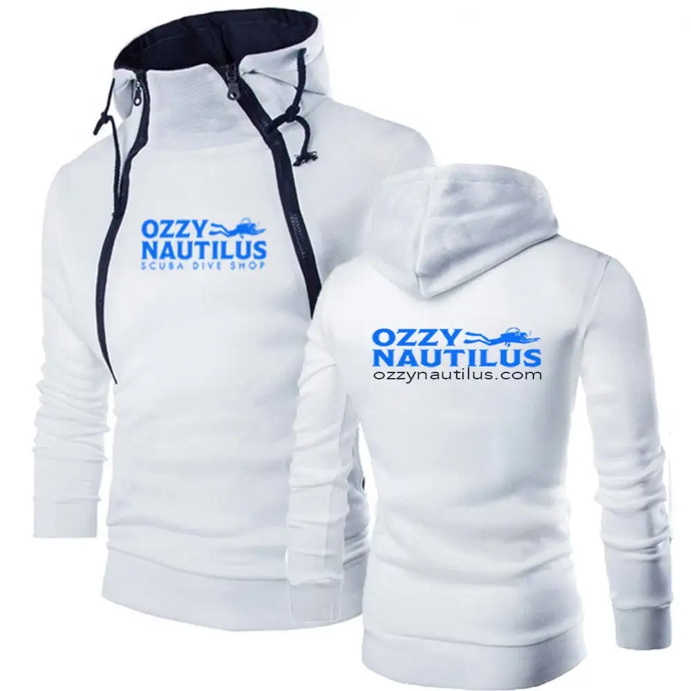 

Новинка 2022, худи для водителя акваланга OZZY NAUTILUS, мужские толстовки с капюшоном, Весенняя однотонная спортивная одежда, Мужской пуловер, облегающие спортивные костюмы