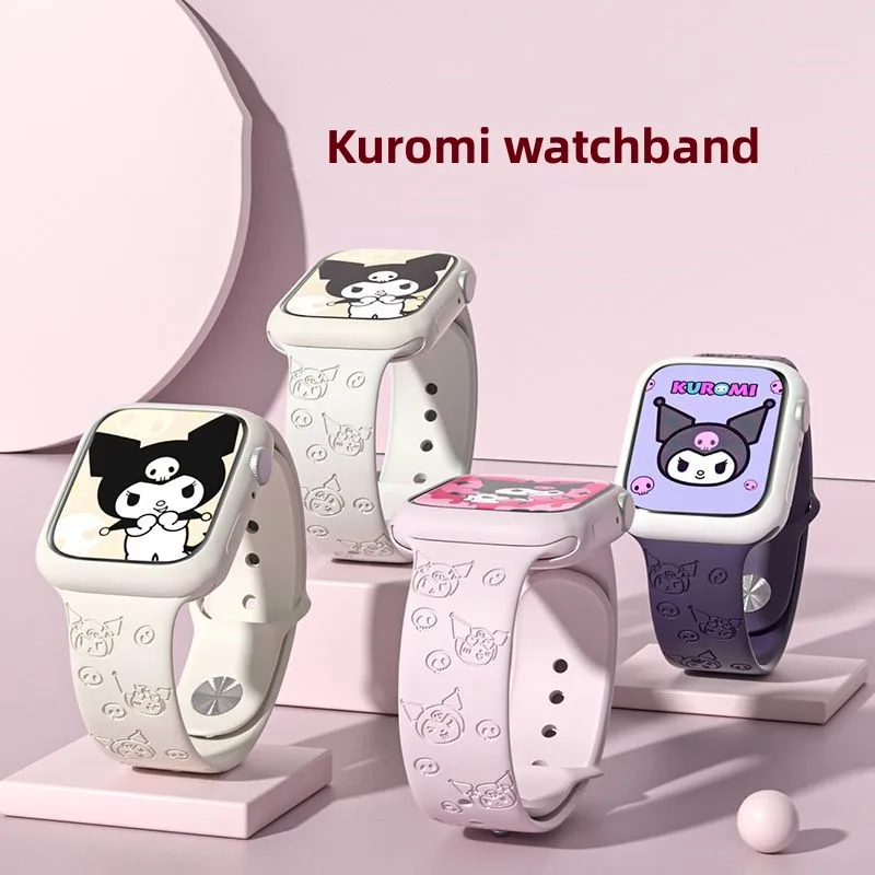 Фото Ремешок силиконовый для Iwatch 1/2/3/4/5/6/se/7/8, 38/40/41/42/44/45/49 мм №1