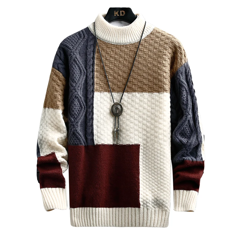 Winter Spring Man Sweater Men Pullover Sweaters Christmas Ski Knitted Pullovers Casual Sweaters Male Knitwear Hip Pop Pull