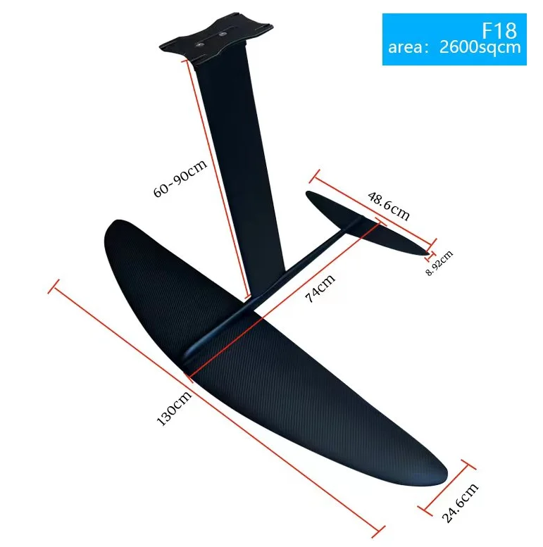 Фольга из фольги для серфинга Большие передние крылья алюминиевая фольга