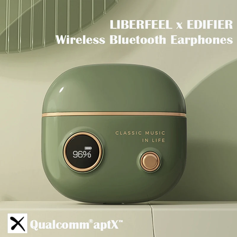 Orignal LIBERFEEL x EDIFIER Wireless Bluetooth Earphones Vintage design Classic Music Fashion Mini Earbuds Sport Aptx Headphone enlarge