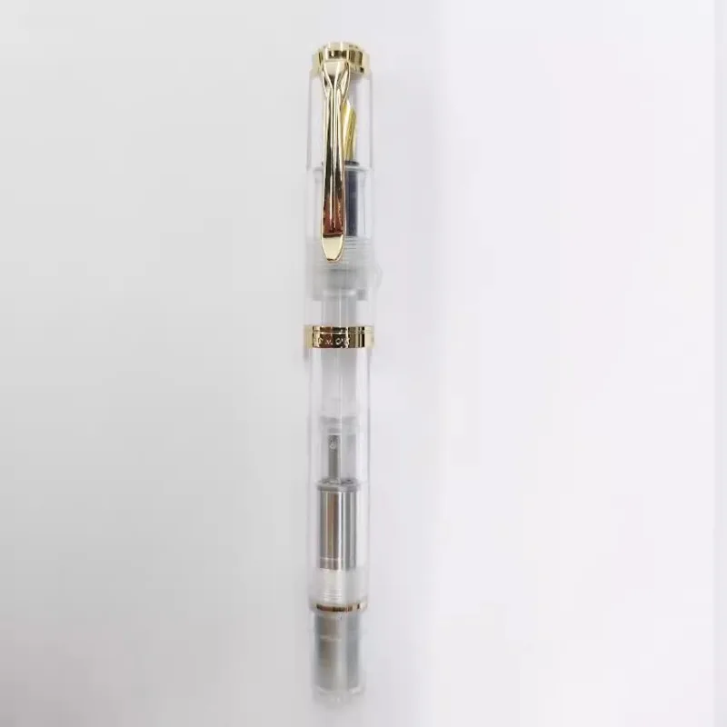 Новая перьевая ручка с серебряным зажимом ADMOK M400/400 из смолы уникальный