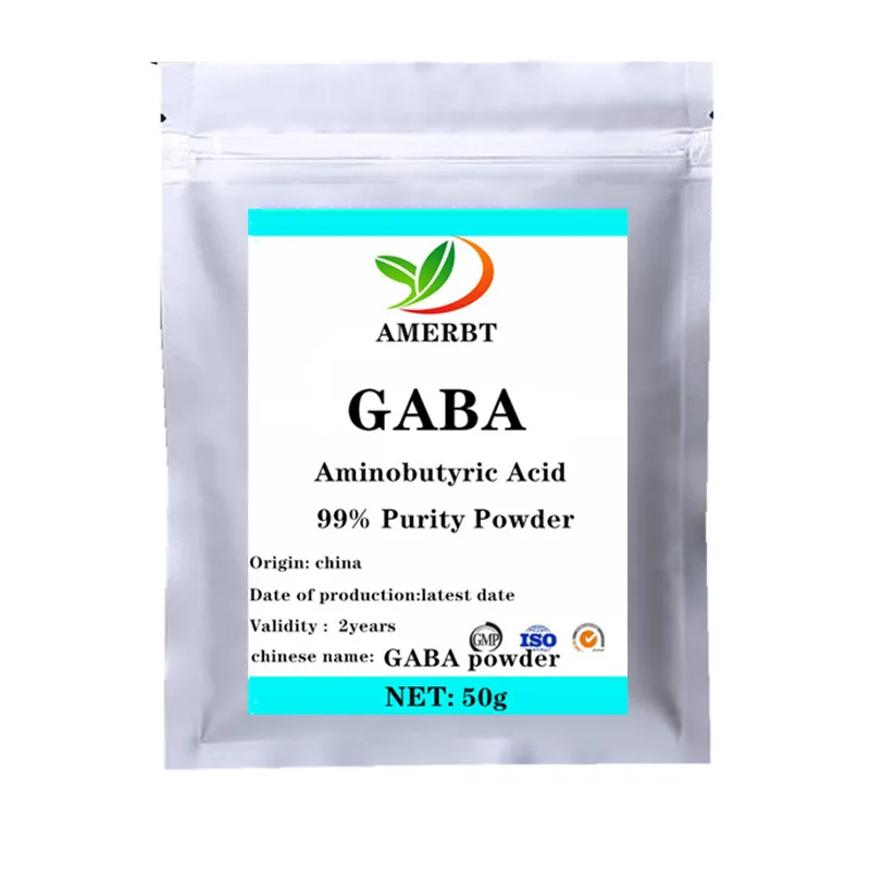 

High Purity High Quality Gamma Aminobutyric Acid powder 99% Purity GABA Powder Help sleep and improve anxiety CAS 56-12-2