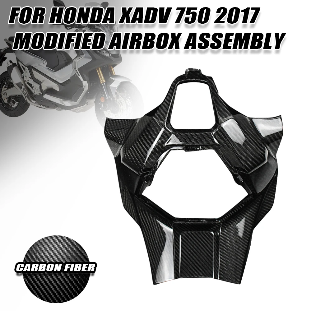 

Для Honda X-ADV 750 XADV 750 2017 2018 2019 3K полностью сухое углеродное волокно Airbox в сборе Обтекатели обтекатели для мотоцикла