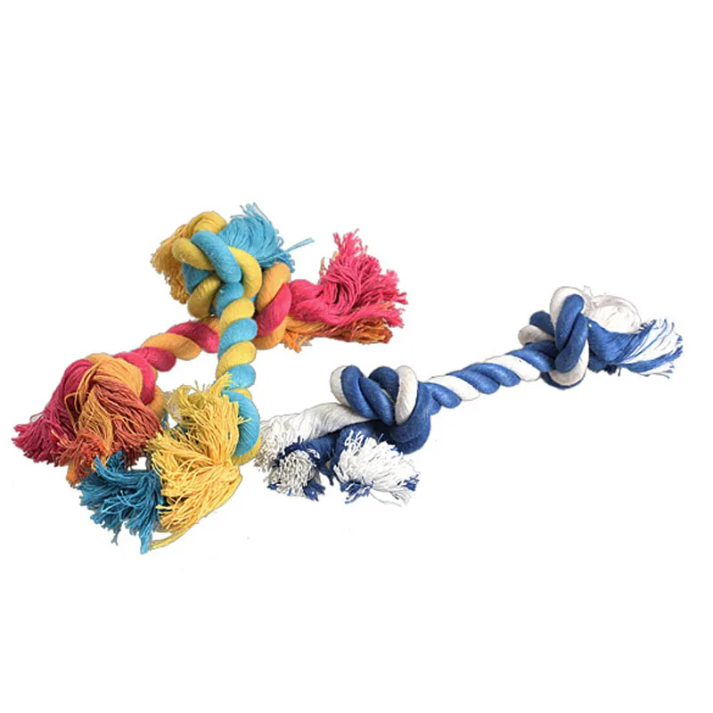 

Chewing Knot Cotton Rope Bone Chew Tug Toy for Pet Doggy HUN