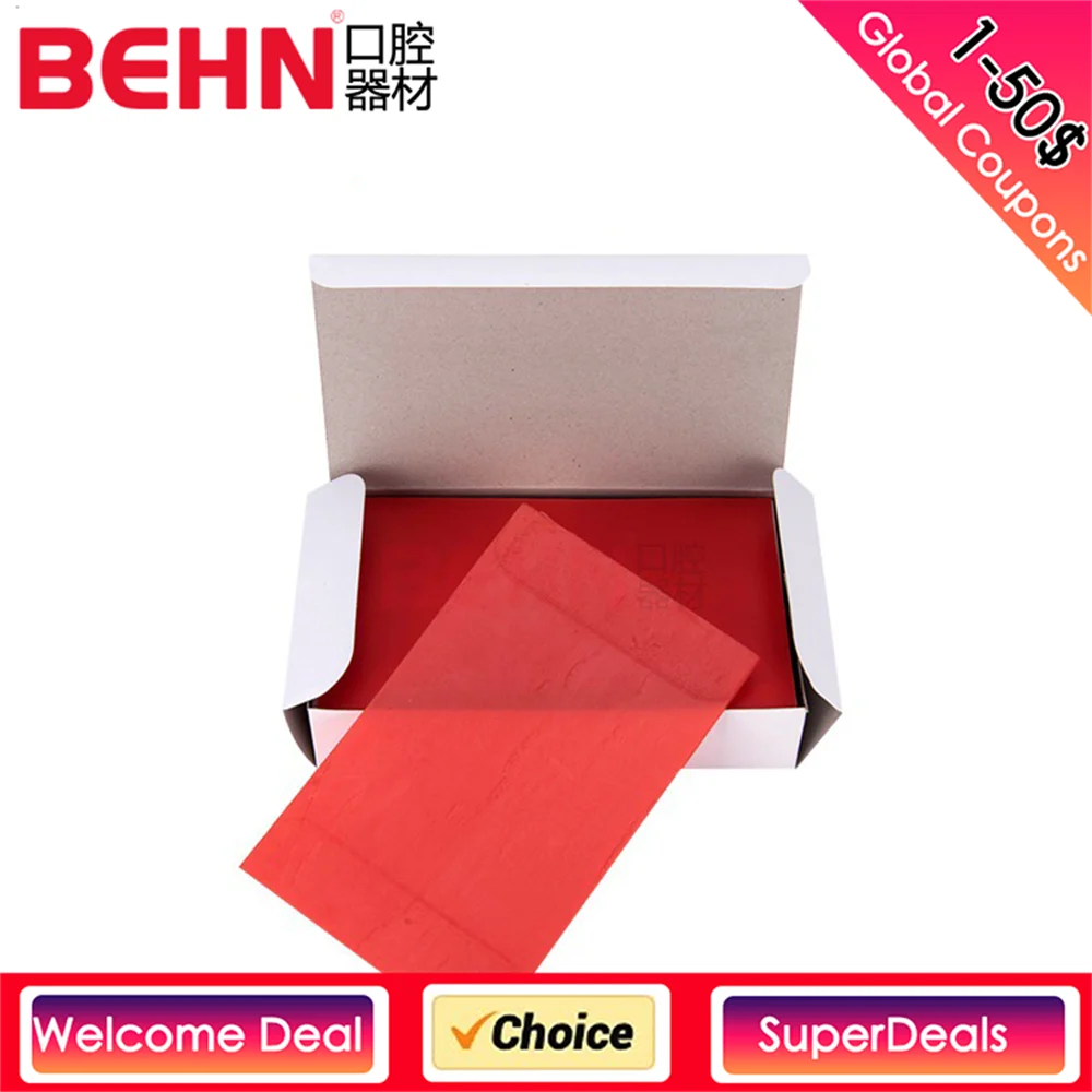

Model Red Wax Oral Dental Wax Tablet Set Dentistry Base Plate Dentist Auxiliary Material For False Teeth Oral Treatment Tool
