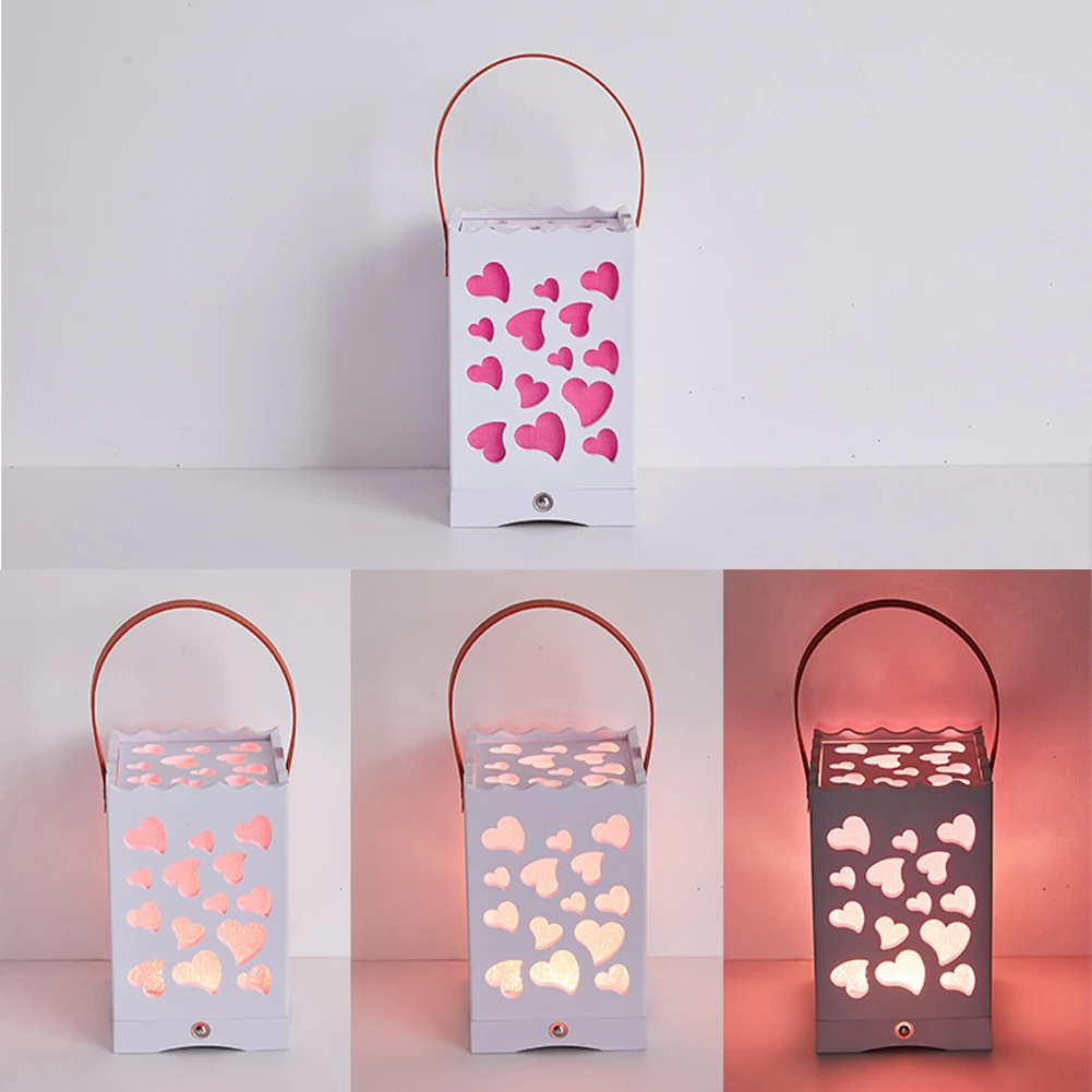 Настольная лампа полая настольная с сенсорным управлением прикроватная