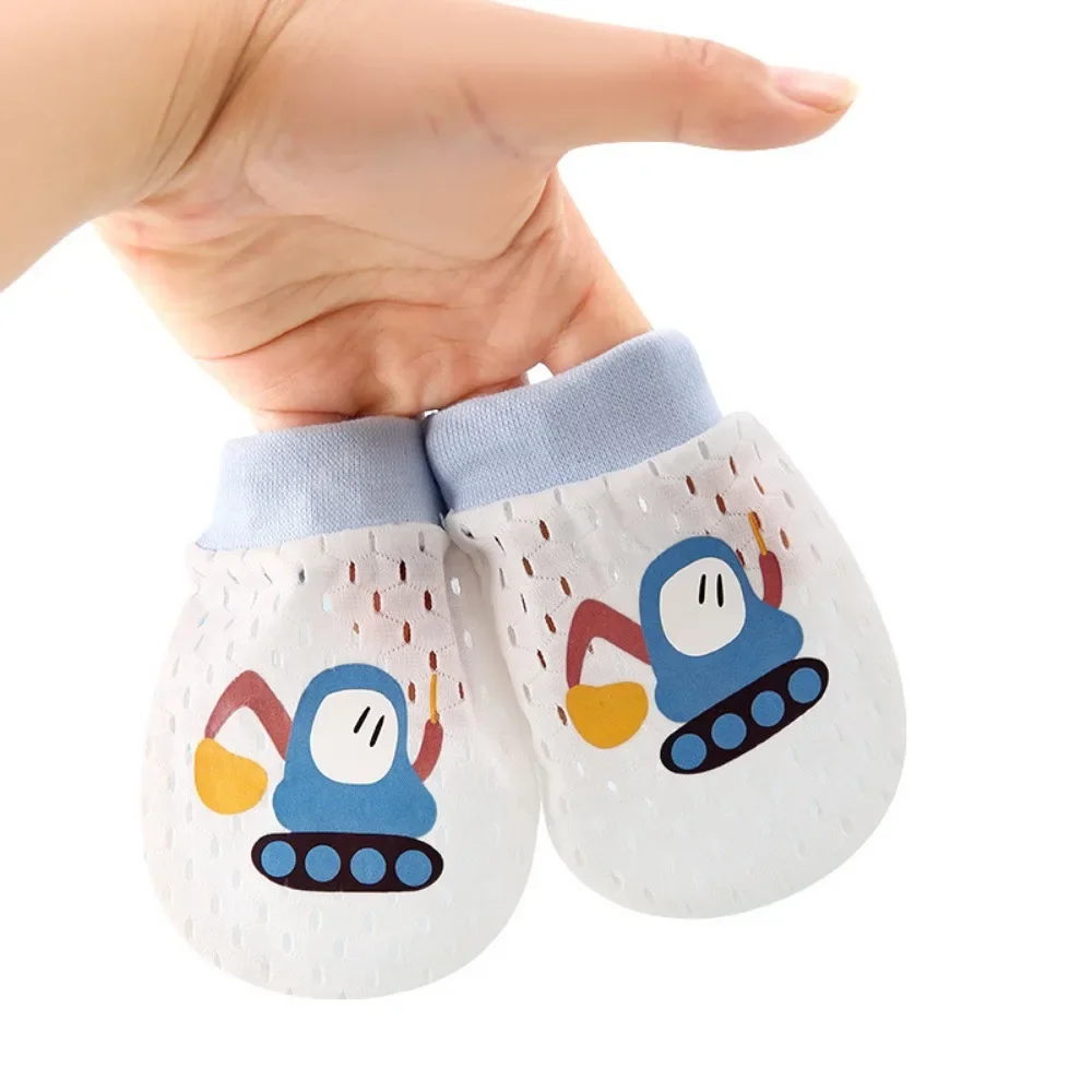 

Cartoon Newborn Baby Mittens Gloves Baby Infant Anti Scratch Gloves Newborn Anti-Grab Gloves Hand Cover Baby Handguard Supply
